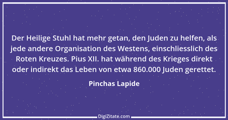 Zitat von Pinchas Lapide 5