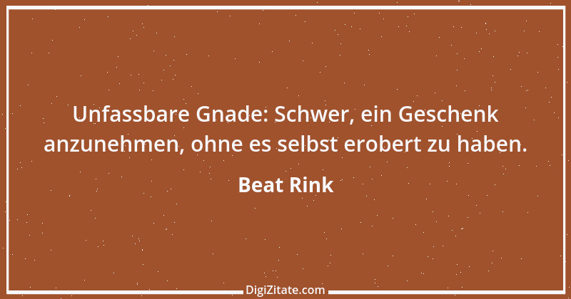 Zitat von Beat Rink 7