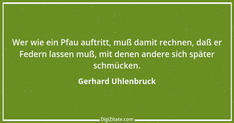 Zitat von Gerhard Uhlenbruck 662