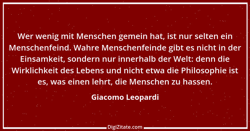 Zitat von Giacomo Leopardi 3