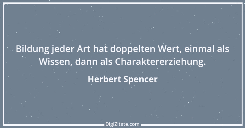 Zitat von Herbert Spencer 10