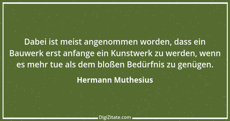 Zitat von Hermann Muthesius 2