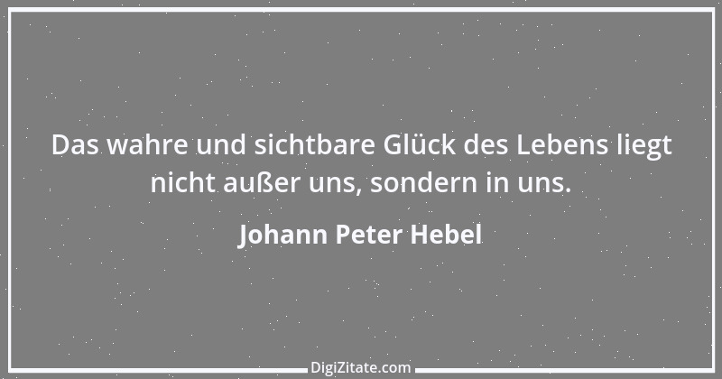 Zitat von Johann Peter Hebel 54