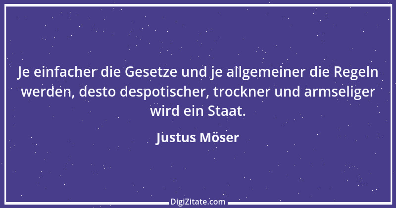 Zitat von Justus Möser 10