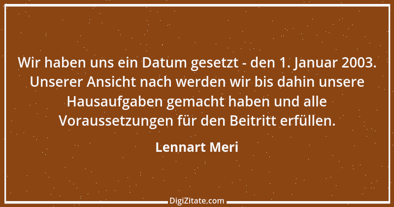 Zitat von Lennart Meri 1