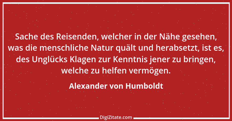 Zitat von Alexander von Humboldt 42