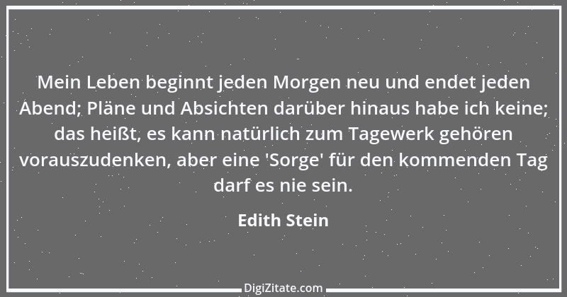 Zitat von Edith Stein 7