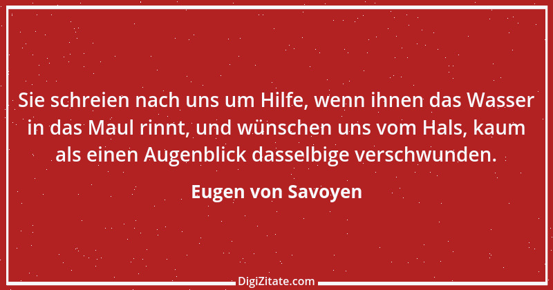 Zitat von Eugen von Savoyen 4