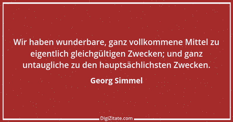 Zitat von Georg Simmel 1