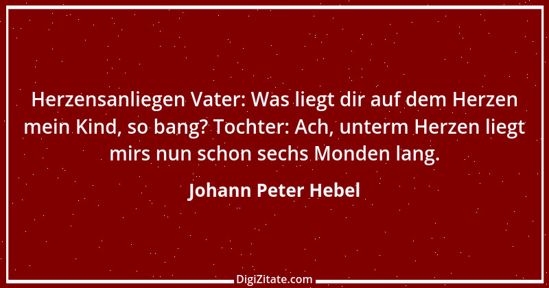 Zitat von Johann Peter Hebel 55