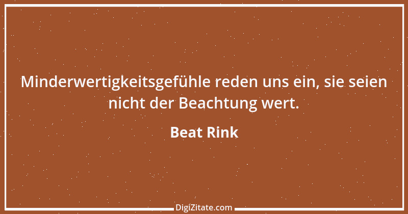 Zitat von Beat Rink 10