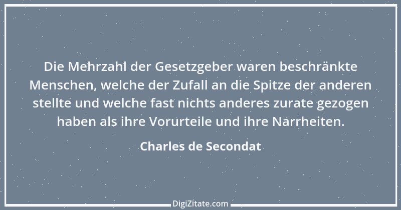 Zitat von Charles de Secondat 40