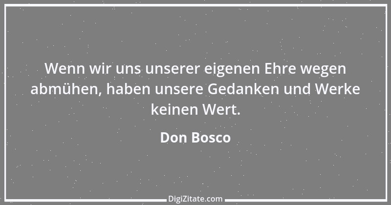 Zitat von Don Bosco 27