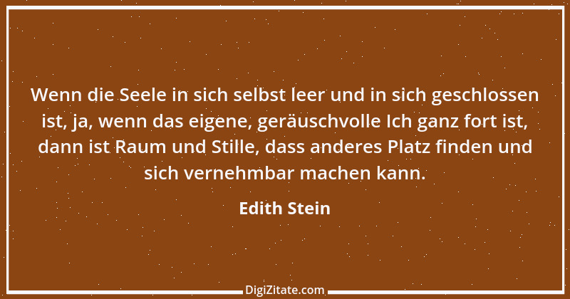 Zitat von Edith Stein 8