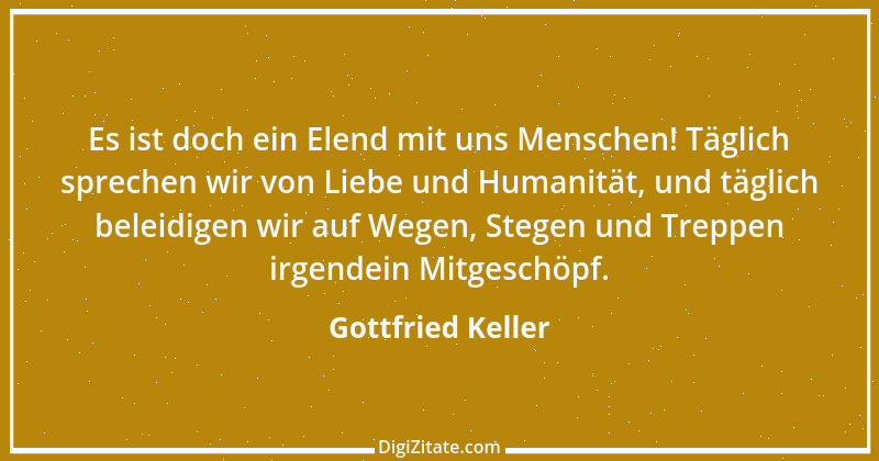 Zitat von Gottfried Keller 92