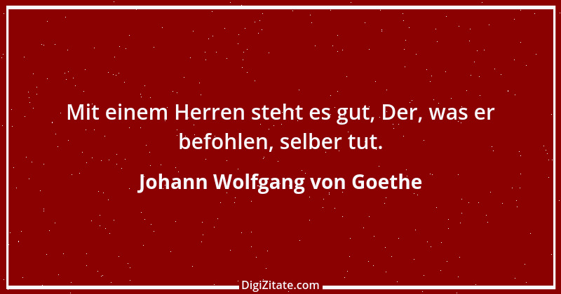 Zitat von Johann Wolfgang von Goethe 1845