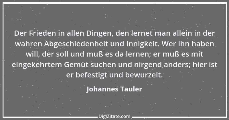 Zitat von Johannes Tauler 14