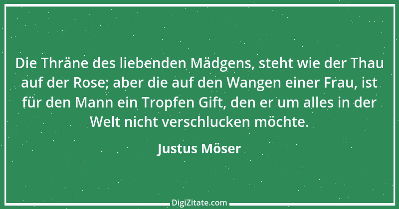 Zitat von Justus Möser 12