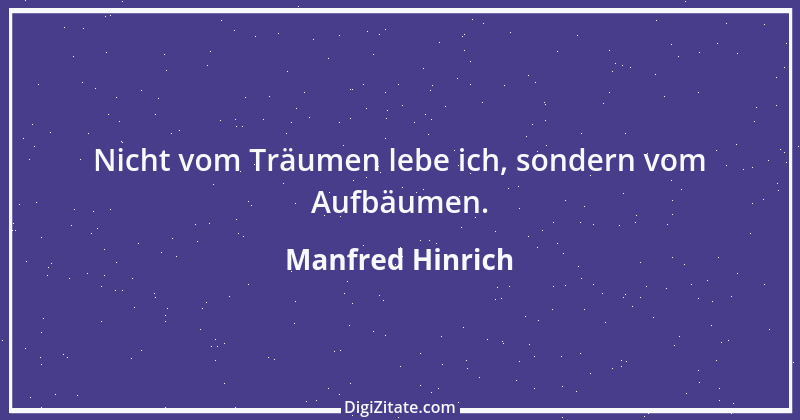 Zitat von Manfred Hinrich 2019