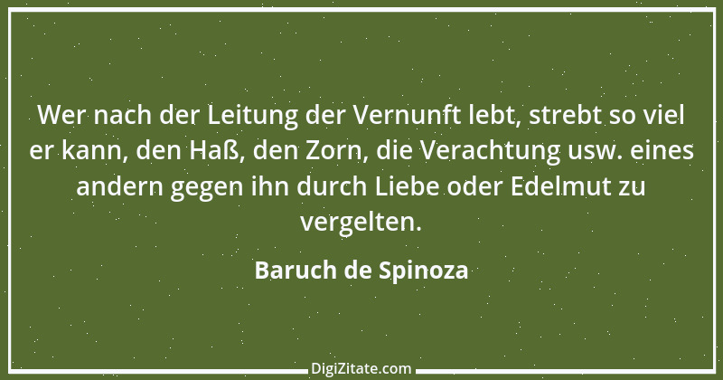 Zitat von Baruch de Spinoza 107