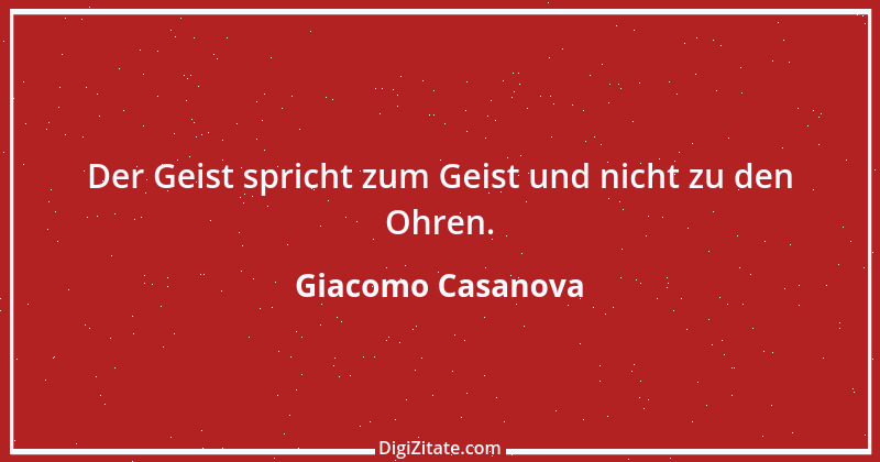 Zitat von Giacomo Casanova 2