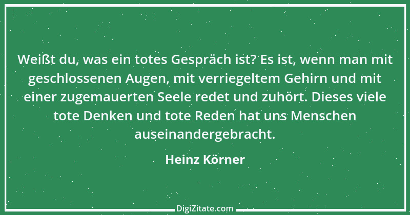 Zitat von Heinz Körner 4