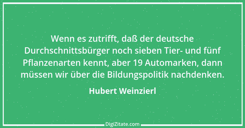 Zitat von Hubert Weinzierl 1