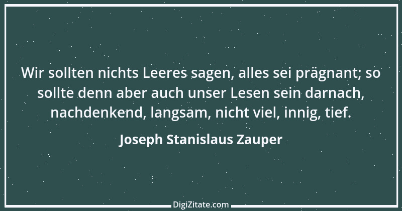 Zitat von Joseph Stanislaus Zauper 61