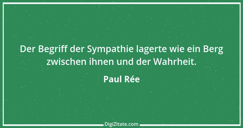 Zitat von Paul Rée 9