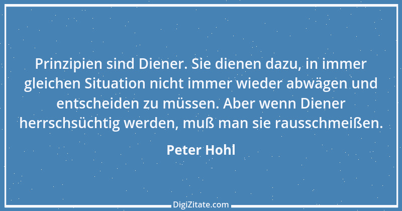 Zitat von Peter Hohl 121