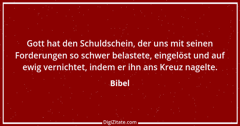 Zitat von Bibel 881