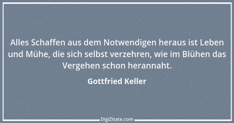 Zitat von Gottfried Keller 93