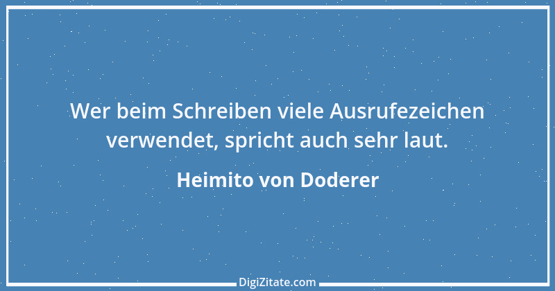 Zitat von Heimito von Doderer 15