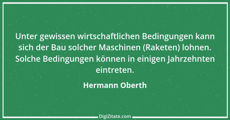 Zitat von Hermann Oberth 3