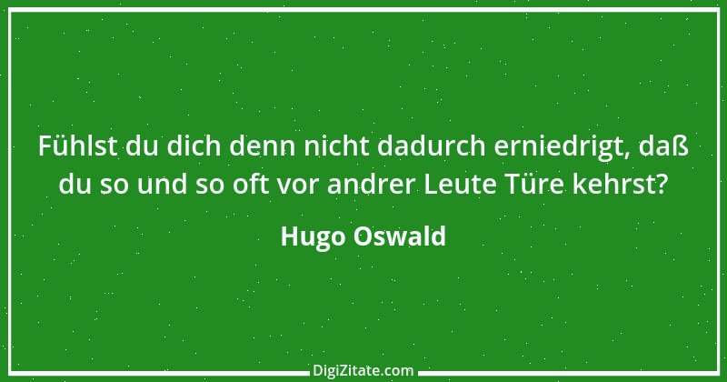 Zitat von Hugo Oswald 1