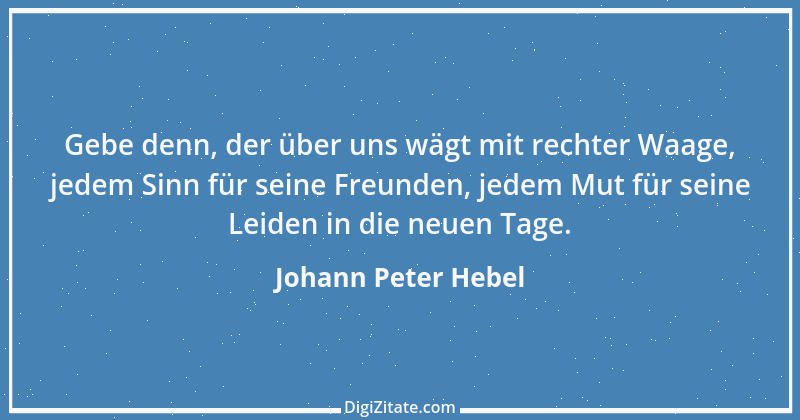 Zitat von Johann Peter Hebel 57