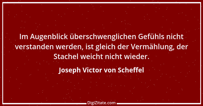 Zitat von Joseph Victor von Scheffel 40