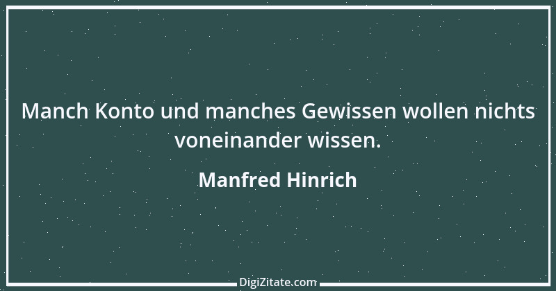 Zitat von Manfred Hinrich 2020