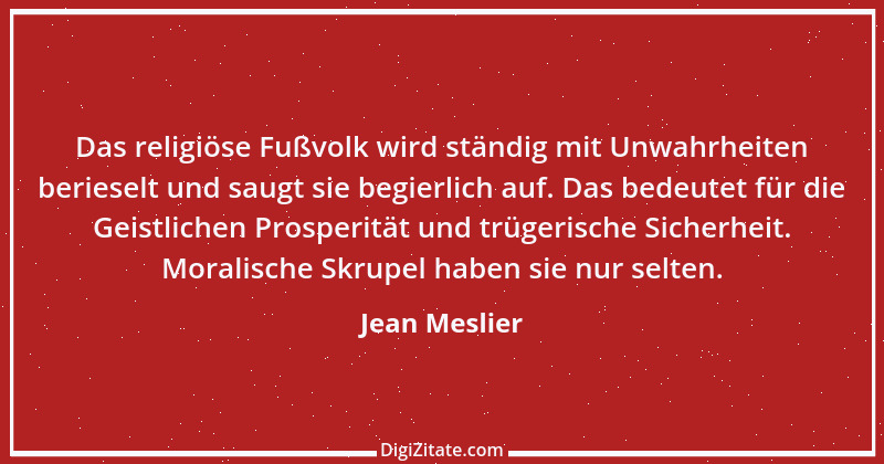 Zitat von Jean Meslier 1