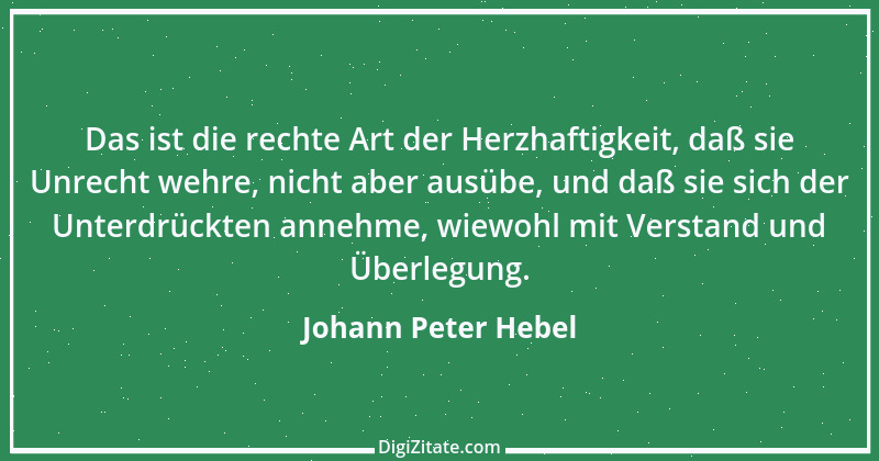 Zitat von Johann Peter Hebel 58