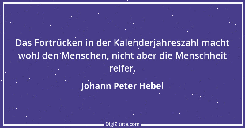 Zitat von Johann Peter Hebel 59