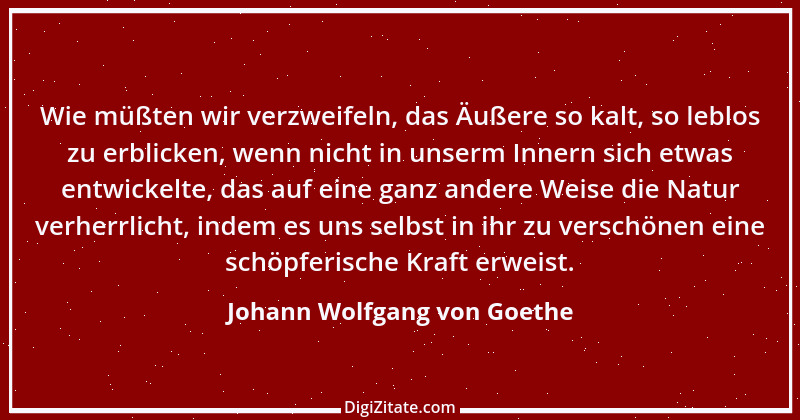 Zitat von Johann Wolfgang von Goethe 2848