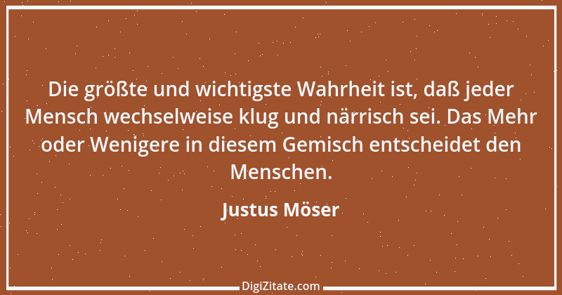 Zitat von Justus Möser 15