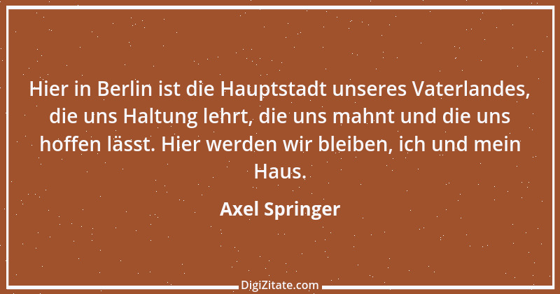 Zitat von Axel Springer 17