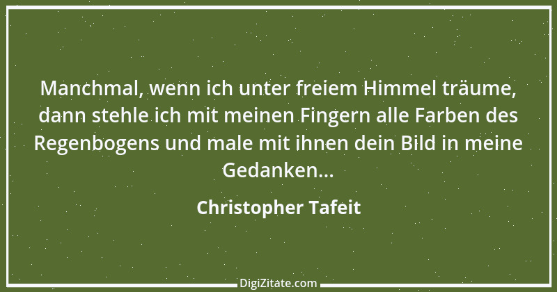 Zitat von Christopher Tafeit 2