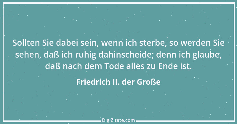 Zitat von Friedrich II. der Große 1