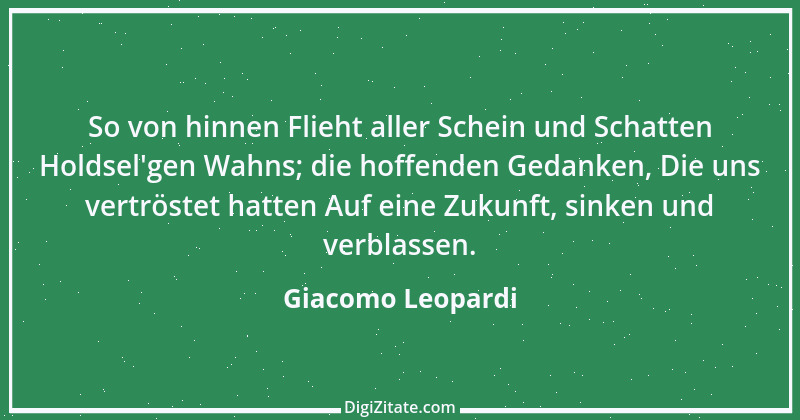 Zitat von Giacomo Leopardi 10