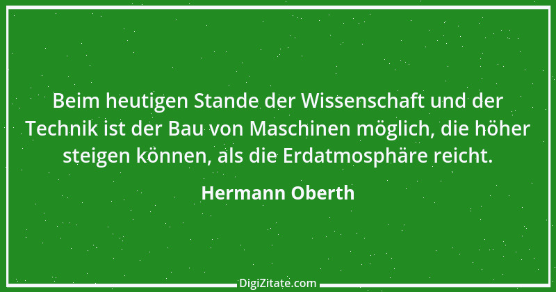 Zitat von Hermann Oberth 6