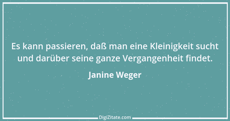 Zitat von Janine Weger 133