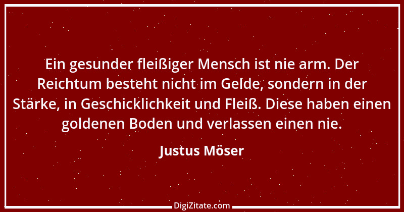 Zitat von Justus Möser 16